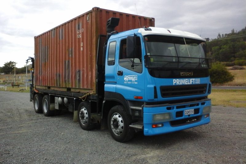 06 Isuzu DQN554 20ft container photo 06 Isuzu DQN554 20ft container photo